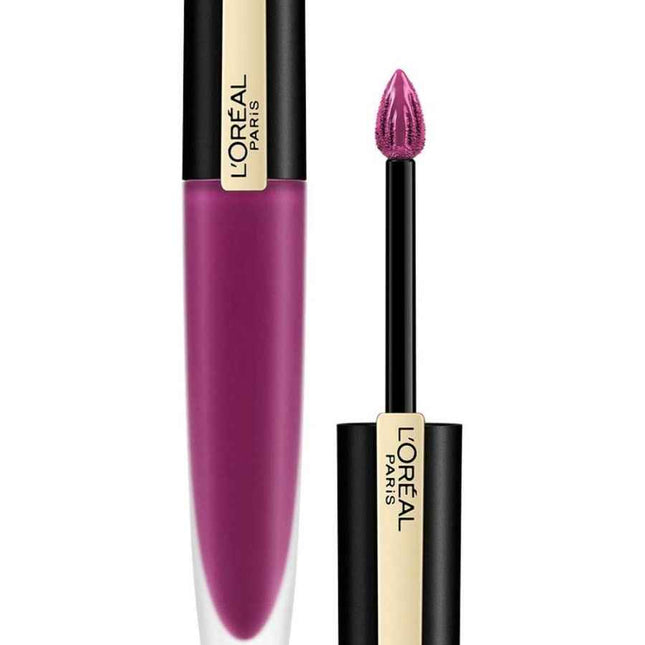 L`Oreal Paris L'Oreal Paris Rouge Signature Matte – Liquid Lipstick for Women, 104, I Rebel, 7 ml
