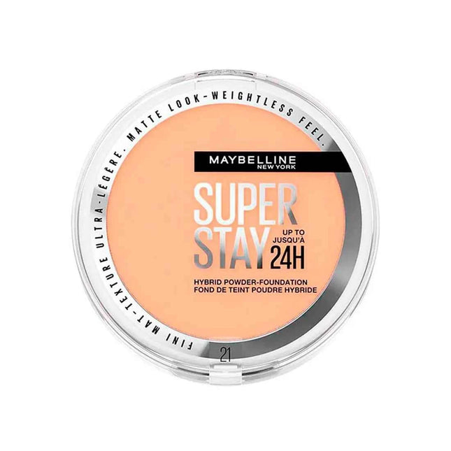 Maybelline Superstay 24h Hybrid Powder – Foundation 21 Unisex, 9 g