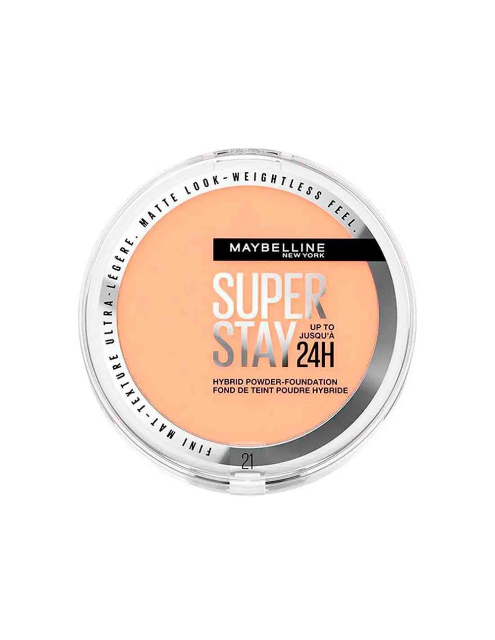 Maybelline Superstay 24h Hybrid Powder – Foundation 21 Unisex, 9 g