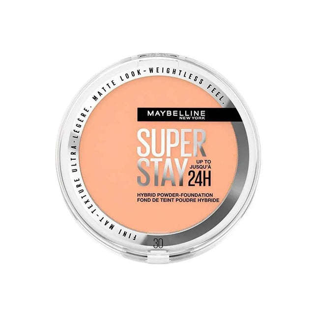 Maybelline Superstay 24h Hybrid Powder – Foundation 30 Unisex, 9 g