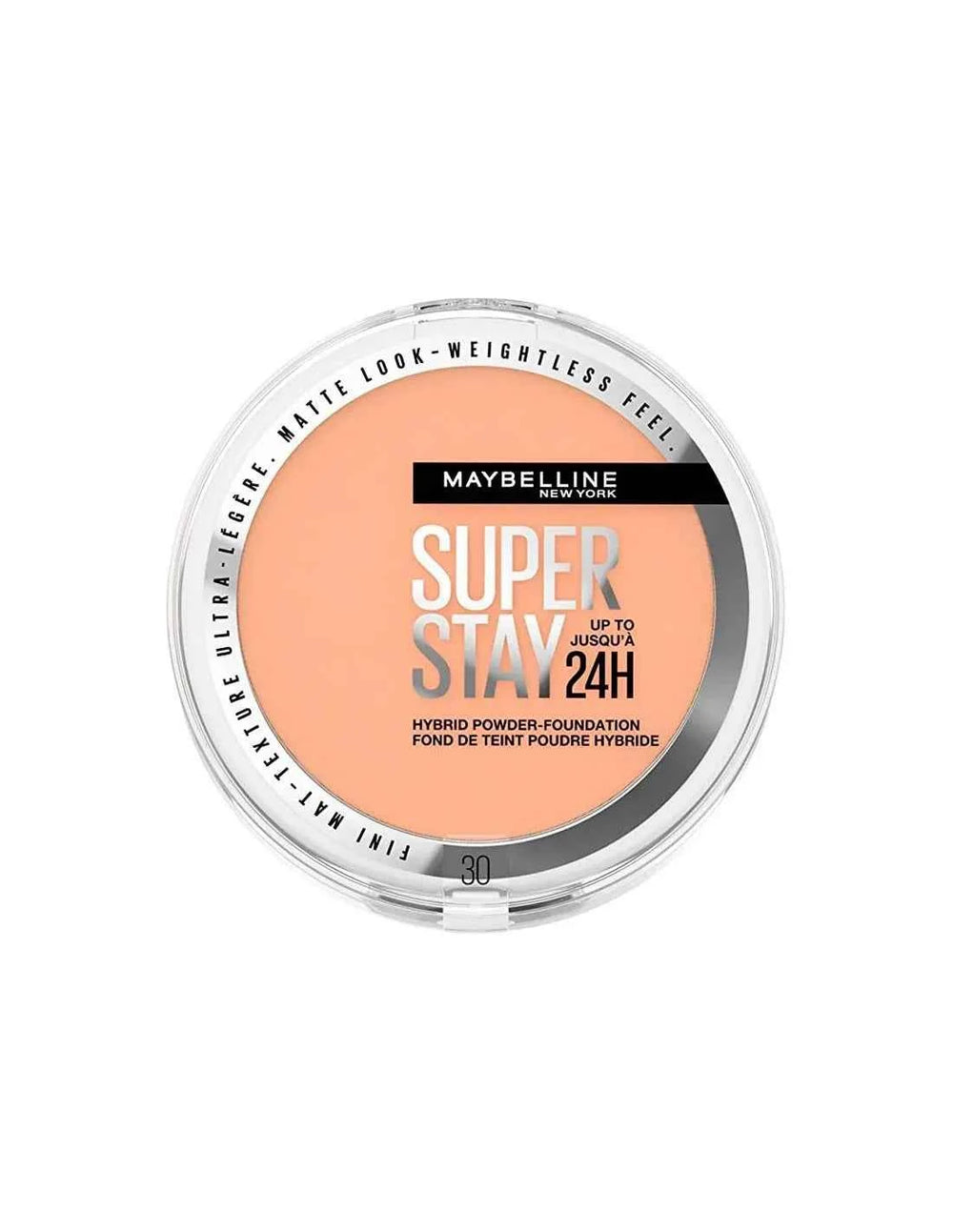 Maybelline Superstay 24h Hybrid Powder – Foundation 30 Unisex, 9 g