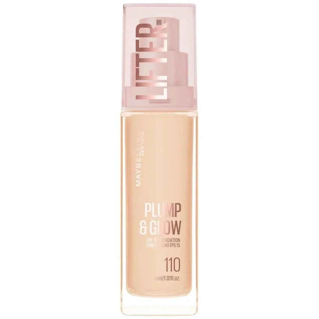 Maybelline Lifter Plump y Glow Base 110 Unisex, 30 ml