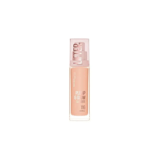 Maybelline Lifter Plump y Glow Base 116 Unisex, 30 ml