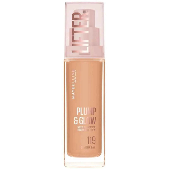 Maybelline Lifter Plump y Glow Base 119 Unisex, 30 ml