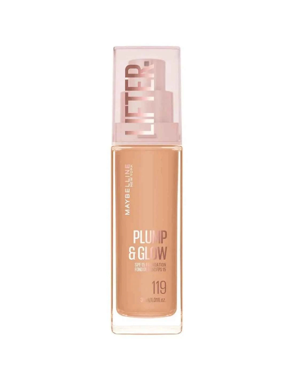 Maybelline Lifter Plump y Glow Base 119 Unisex, 30 ml