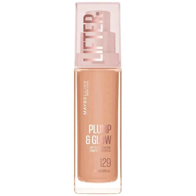 Maybelline Lifter Plump y Glow Base 129 Unisex, 30 ml