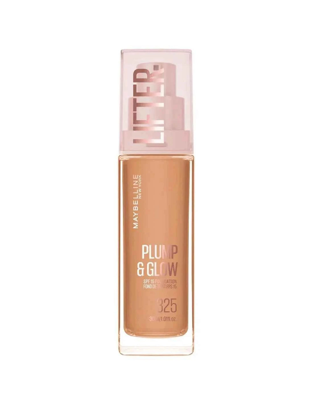 Maybelline Lifter Plump y Glow Base 325 Unisex, 30 ml