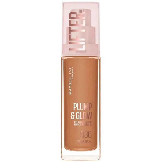 Maybelline Lifter Plump y Glow Base 336 Unisex, 30 ml
