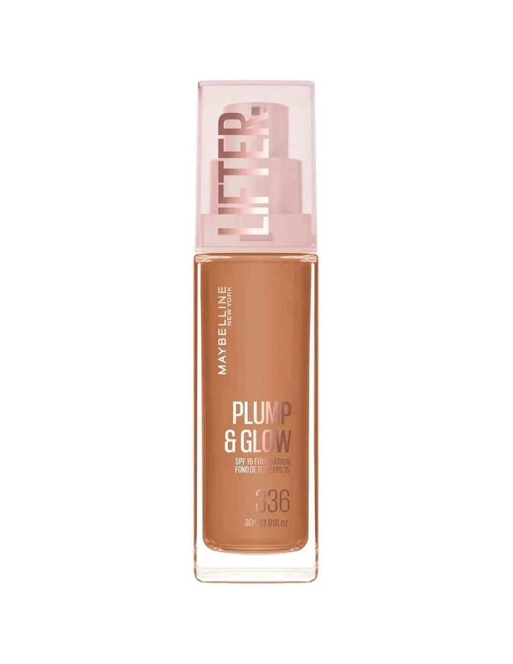 Maybelline Lifter Plump y Glow Base 336 Unisex, 30 ml