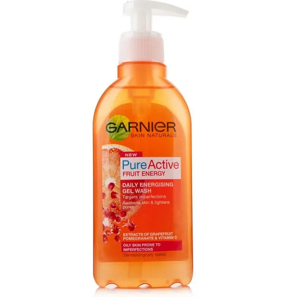 Garnier Pure Active Fruit Energy – Gel Wash Unisex, 200 ml