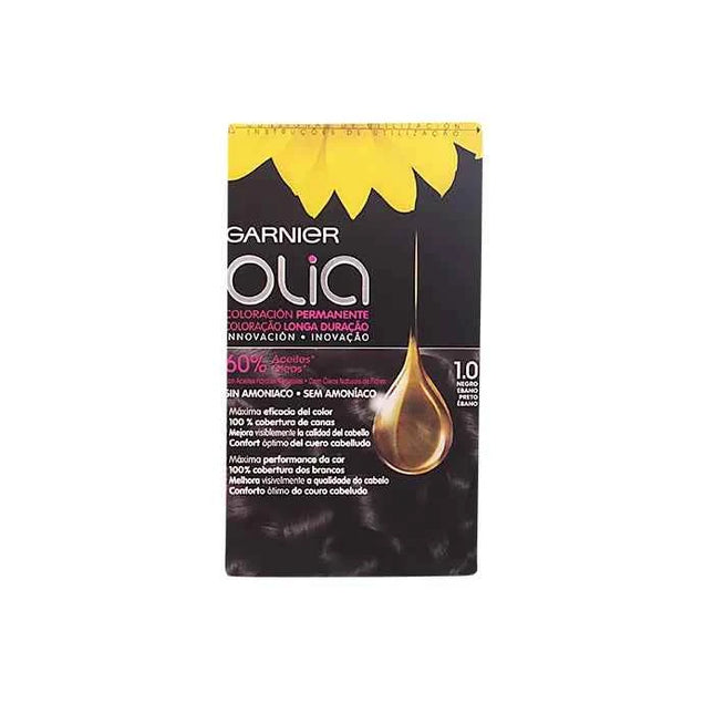 Garnier Olia Permanent Coloring 1,0 Black Ebony Unisex