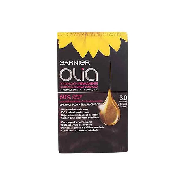 Garnier Olia Permanent Coloring 3,0 Dark Brown Unisex