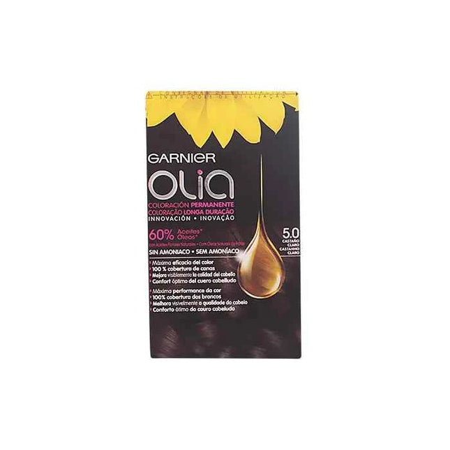 Garnier Olia Permanent Coloring 5,0 Light Brown Unisex