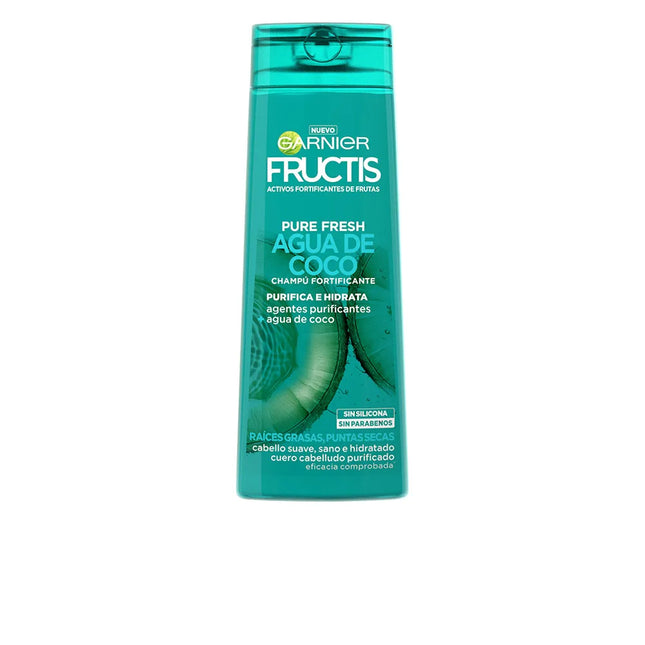 Garnier Fructis Pure Fresh Fortifying Coconut Water – Shampoo Unisex, 360 ml