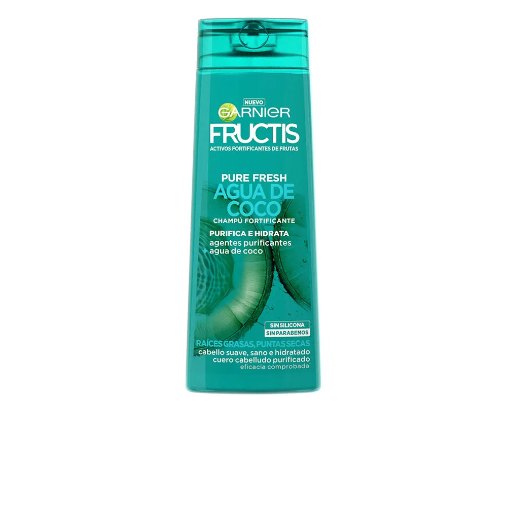 Garnier Fructis Pure Fresh Fortifying Coconut Water – Shampoo Unisex, 360 ml