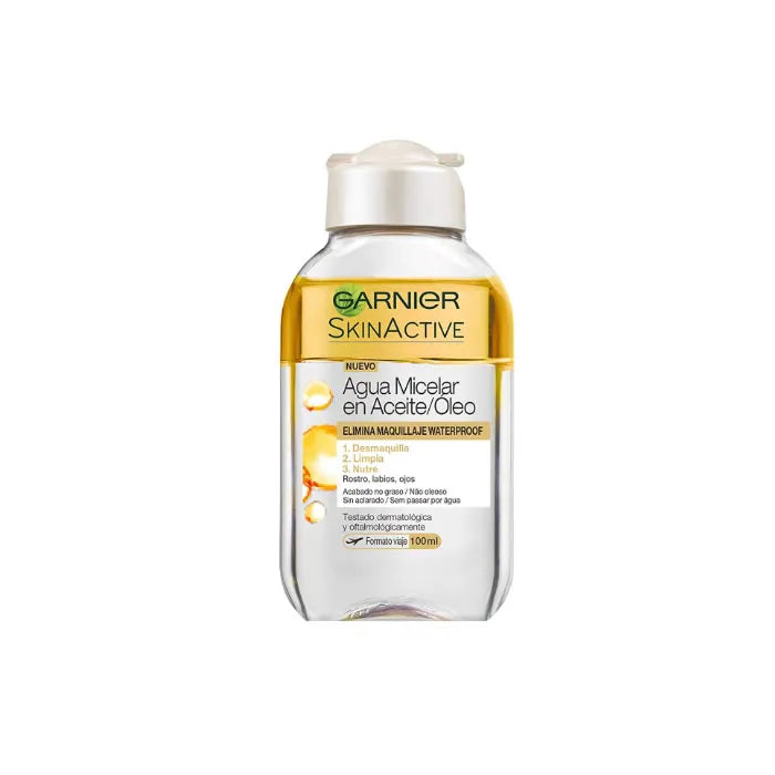 Garnier SkinActive Micellar Water Oil Waterproof Unisex, 100 ml