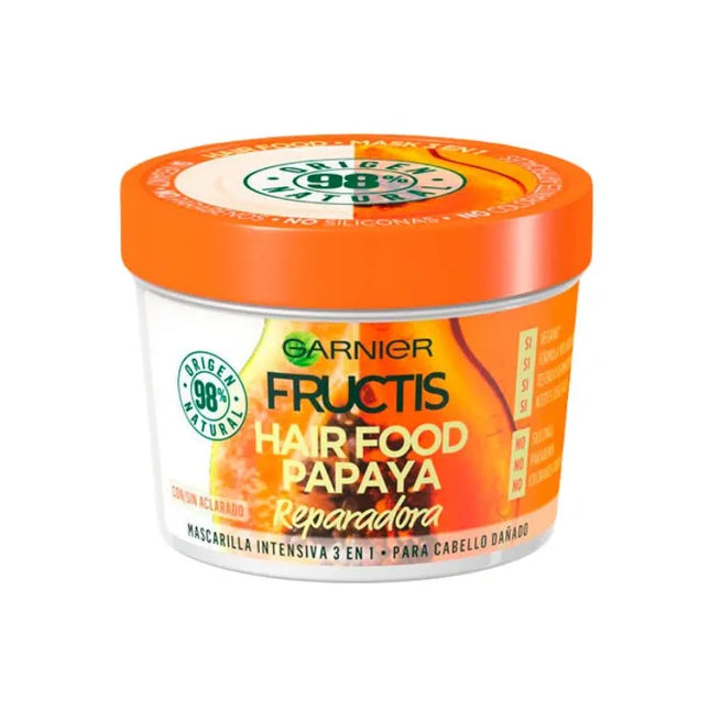 Garnier Fructis Hair Food Papaya Repair Mask Unisex, 390 ml