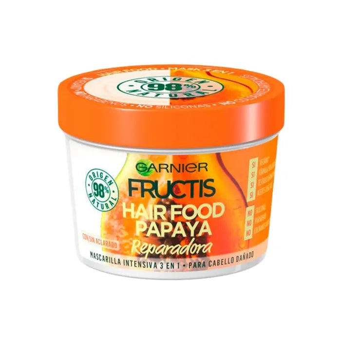 Garnier Fructis Hair Food Papaya Repair Mask Unisex, 390 ml