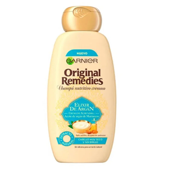 Garnier Original Remedies Argan Elixir Nourishing – Shampoo Unisex, 300 ml