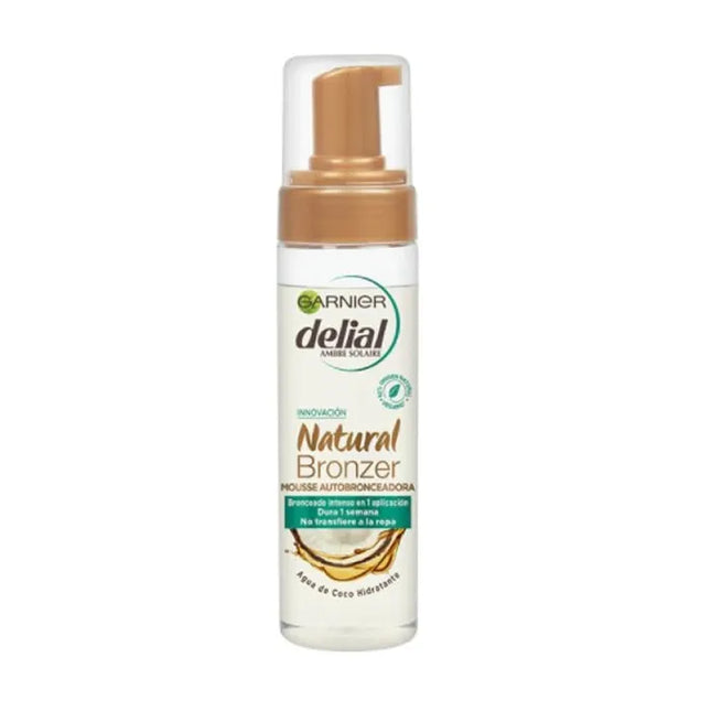 Delial Natural Bronzer Self Tanning Mousse Unisex, 200 ml