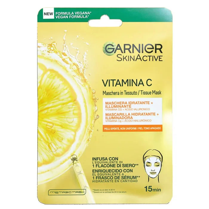 Garnier SkinActive Vitamina C Moisturising and Illuminating Mask Unisex, 1 Units