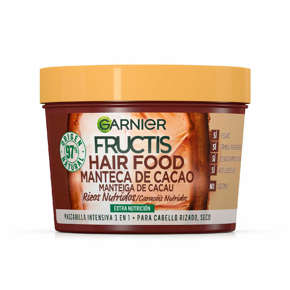 Garnier Fructis Hair Food Manteca De Cacao Mascarilla Rizos Nutridos Unisex
