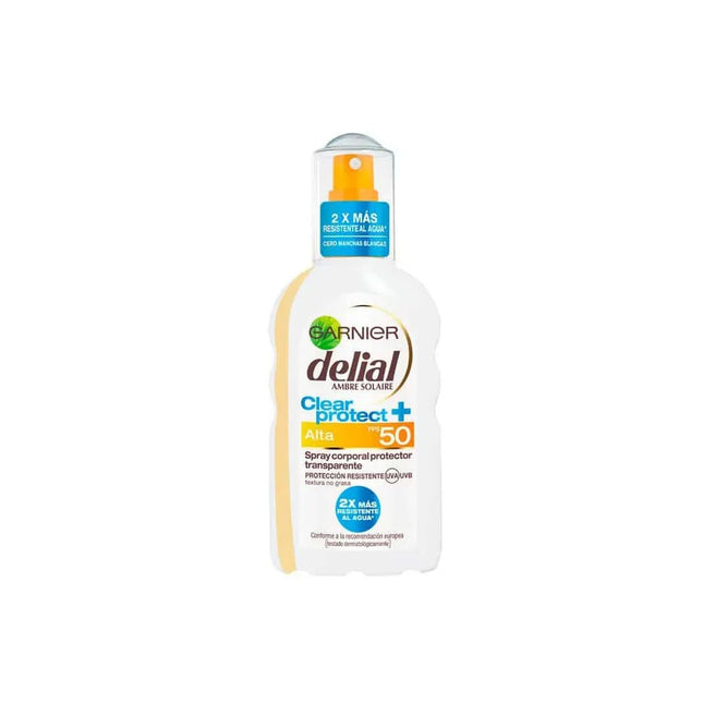 Delial Clear Protect – Spray Transparente Spf50 Unisex, 200 ml