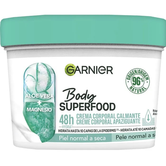 Garnier Body Superfood Aloe Vera Calming Body – Cream Unisex, 380 ml