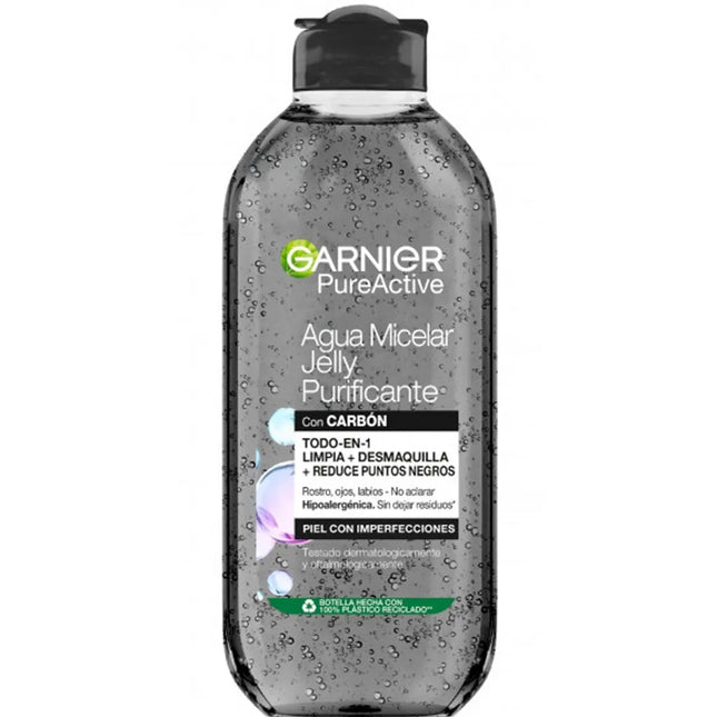 Garnier Pure Active Agua Micelar Jelly Purificante Unisex, 400 ml