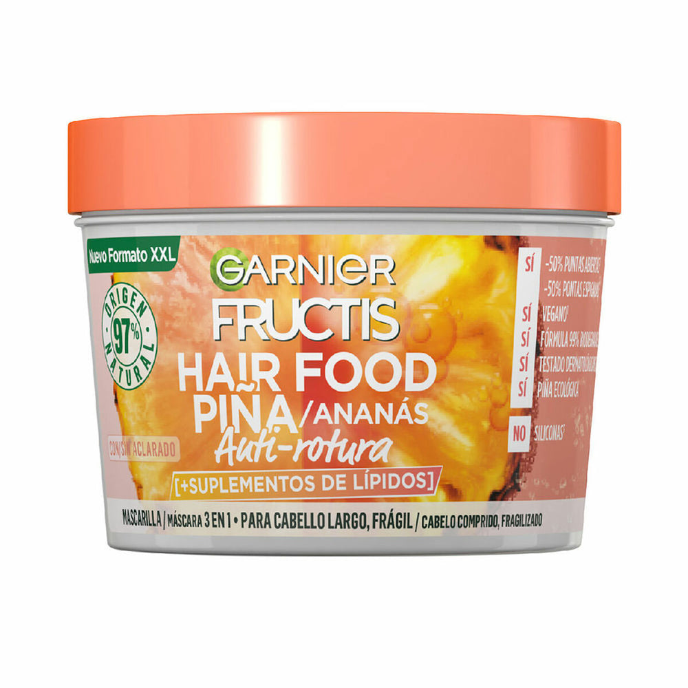 Garnier Fructis Hair Food Piña Mascarilla Anti-Rotura Unisex, 350 ml