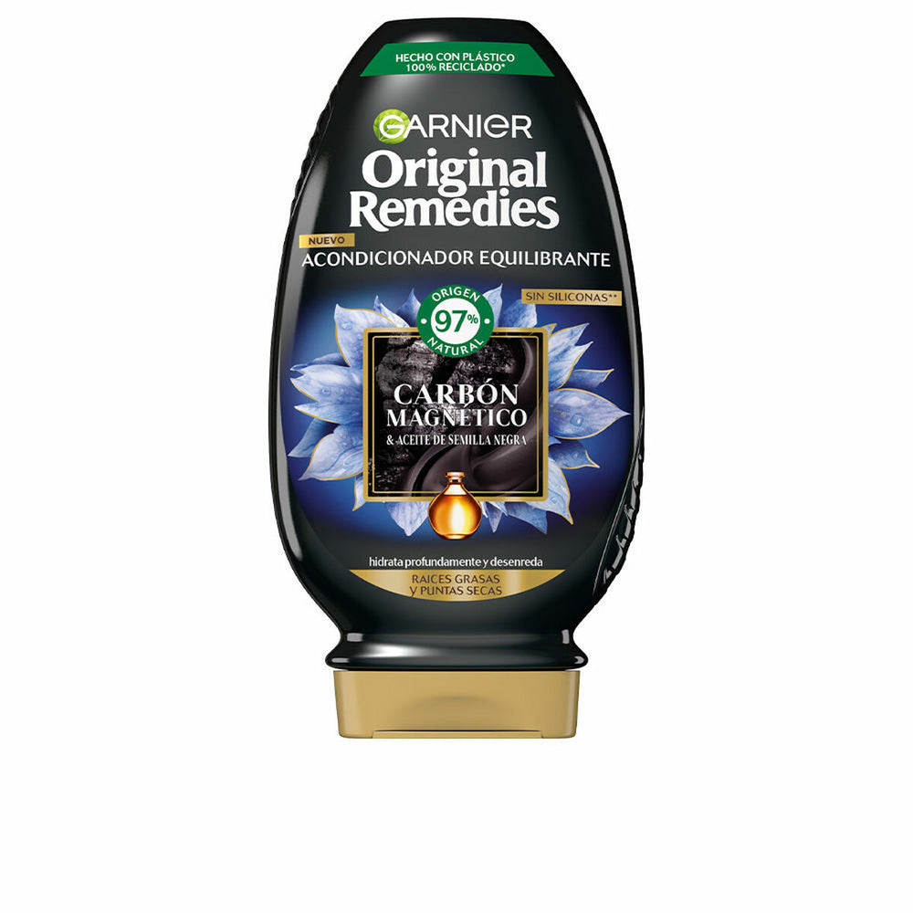 Garnier Original Remedies Carbón Magnético Acondicionador Unisex, 250 ml