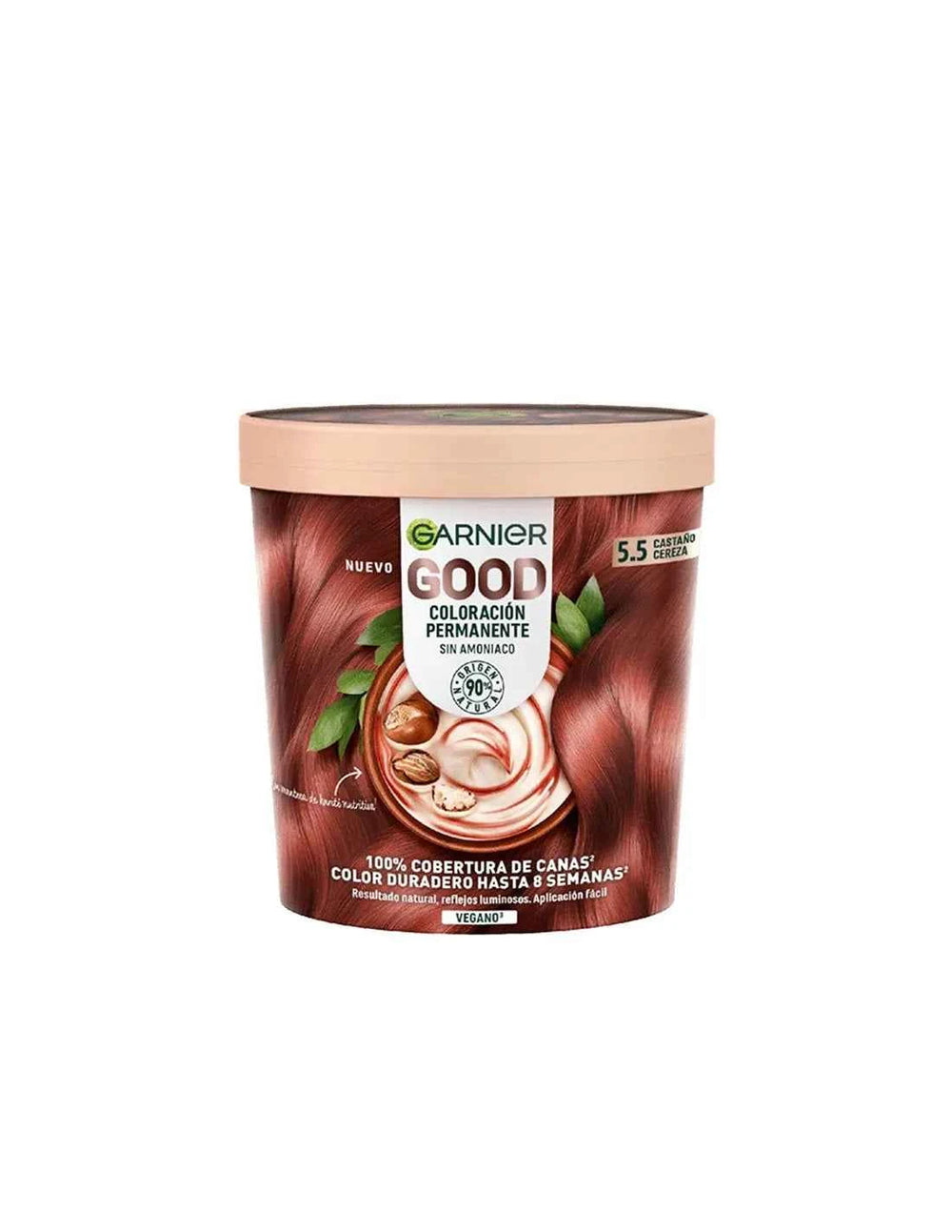Garnier Good Coloración Permanente 5,5 Castaño Cereza 1 U Unisex