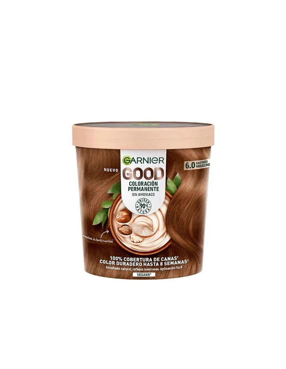 Garnier Good Coloración Permanente 6,0 Castaño Mocaccino 1 U Unisex