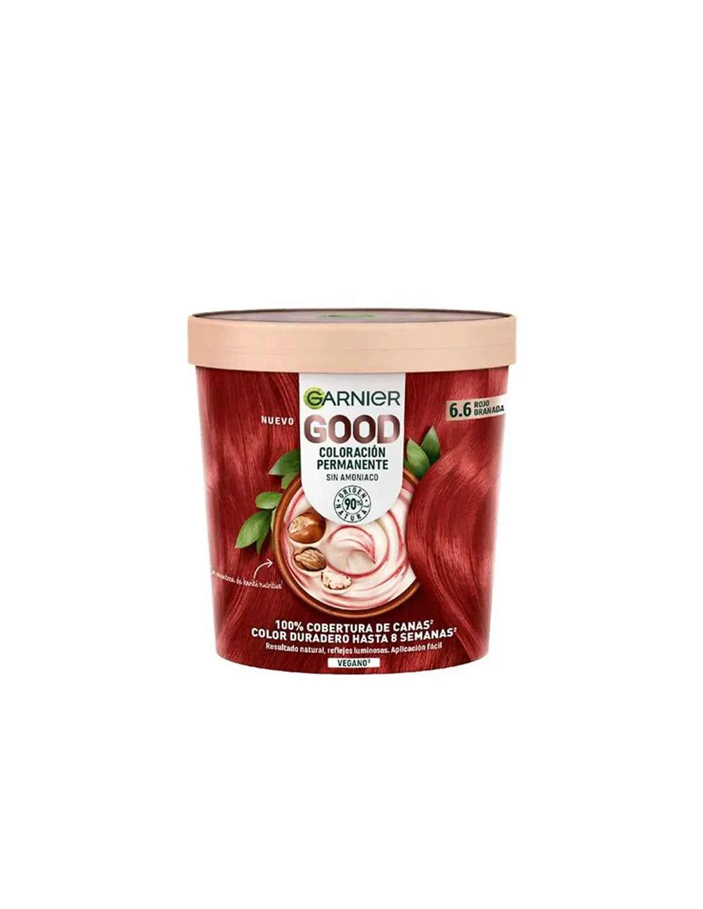 Garnier Good Coloración Permanente 6,6 Rojo Granada 1 U Unisex