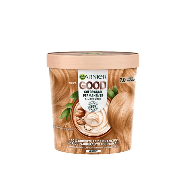 Garnier Good Coloración Permanente 7,0 Rubio Almendra 1 U Unisex