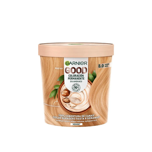 Garnier Good Coloración Permanente 8,0 Rubio Miel 1 U Unisex