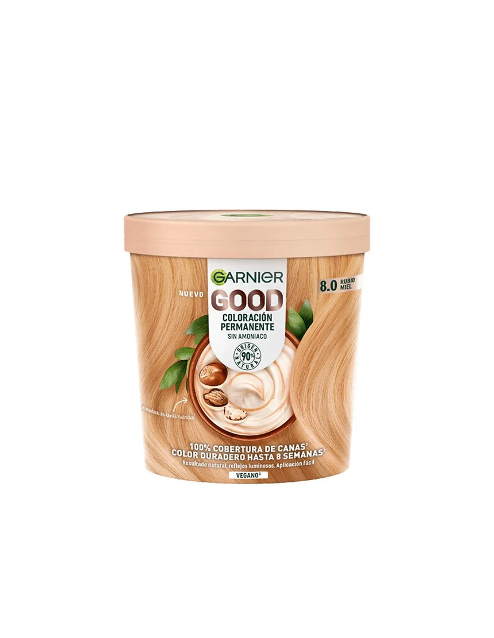 Garnier Good Coloración Permanente 8,0 Rubio Miel 1 U Unisex