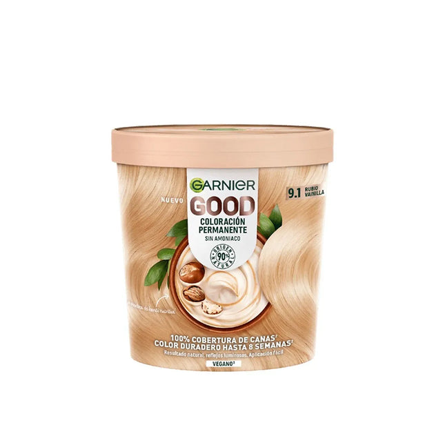 Garnier Good Coloración Permanente 9,1 Rubio Vainilla 1 U Unisex