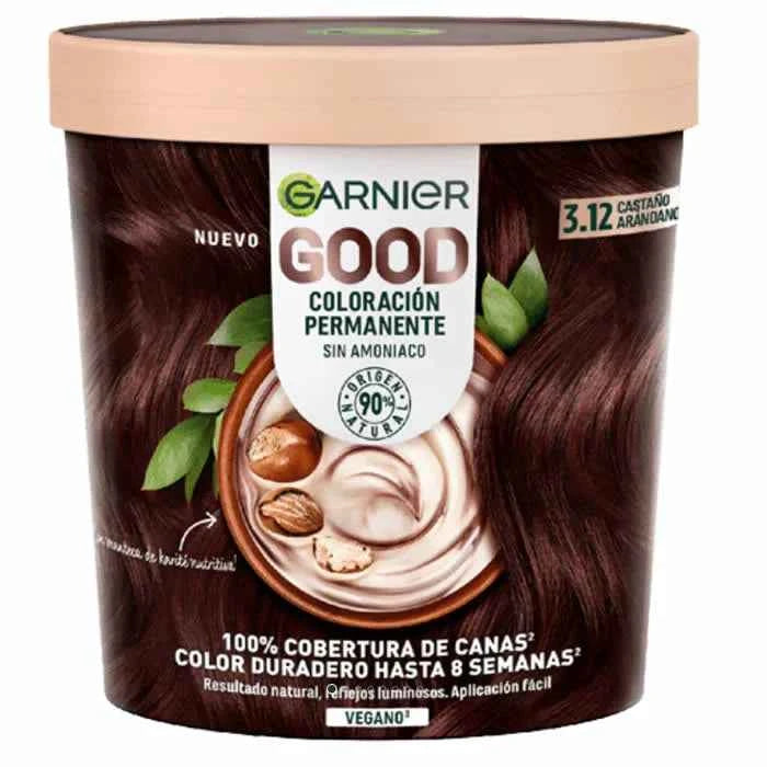 Garnier Good Permanent Hair Color 3.12 Cranberry Brown Unisex