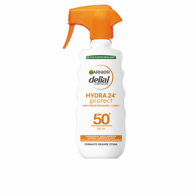 Delial Hydra 24 Protect – Spray Protector Rostro y Cuerpo Spf50 Unisex, 270 ml