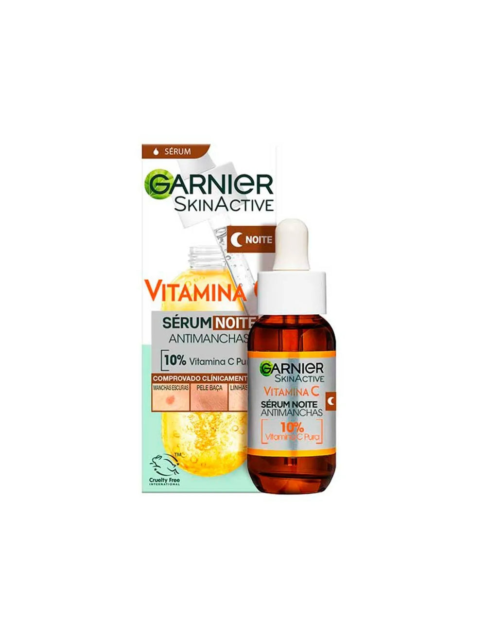 Garnier Skinactive Vitamina C Sérum De Noche Antimanchas Unisex, 30 ml