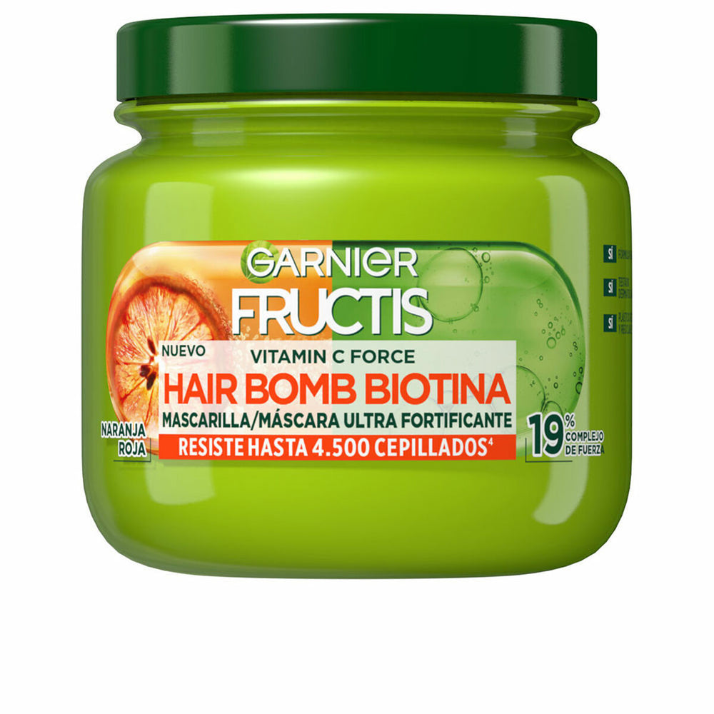 Garnier Fructis Vitamin Force Hair Bomb Biotina Mascarilla Unisex, 320 ml