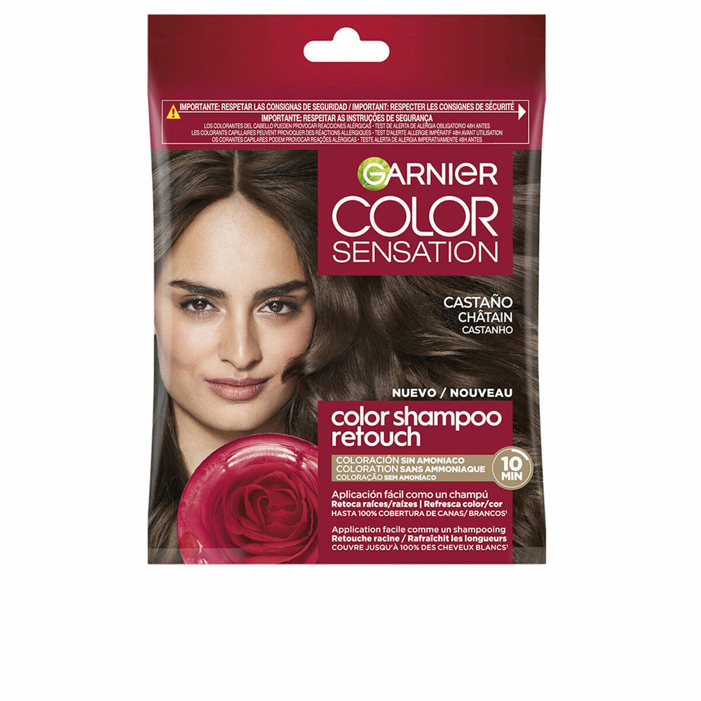 Garnier Color Sensation Coloración Tono Sobre Tono Champú 4,0-Brown 1 U Unisex