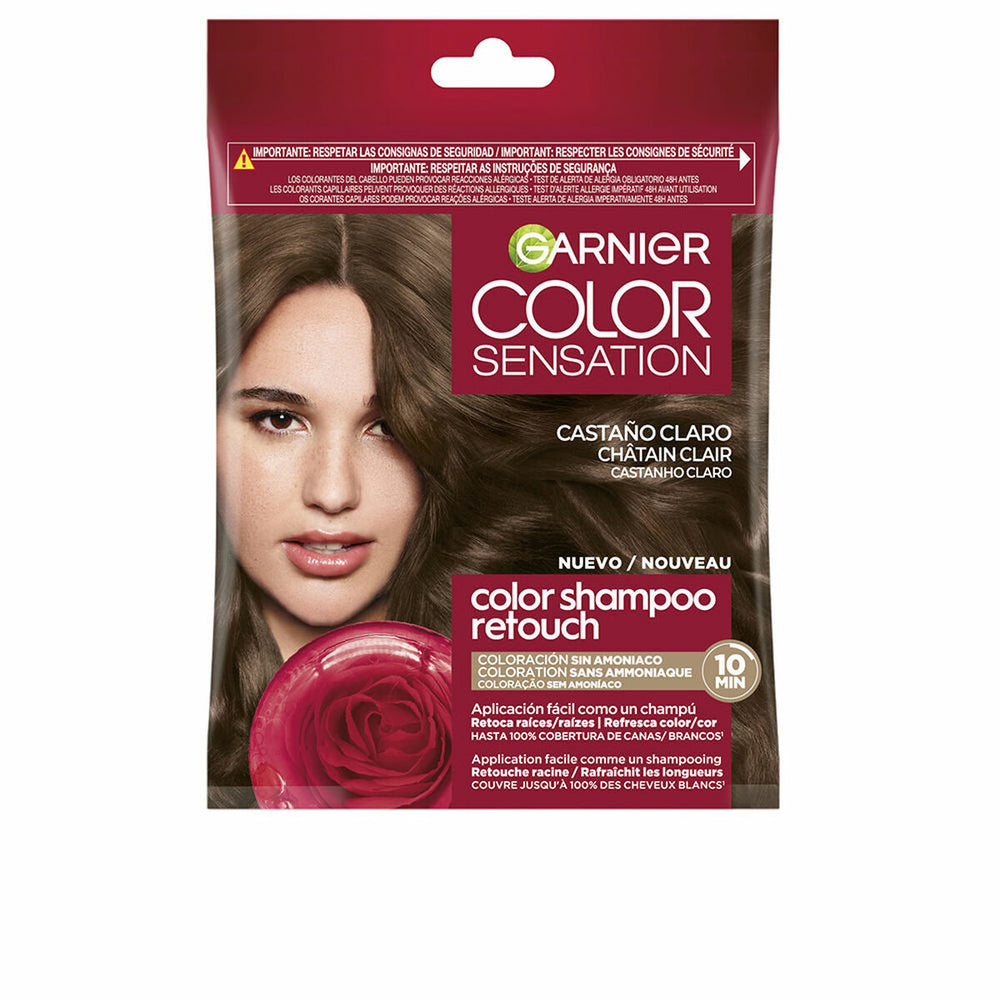 Garnier Color Sensation Coloración Tono Sobre Tono Champú 5,0-Light Brown 1 U Unisex