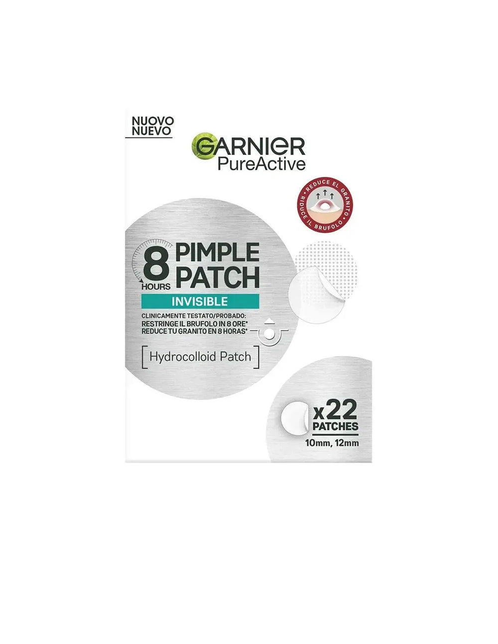 Garnier Pure Active Parche Invisible Anti-Granitos 22 U Unisex