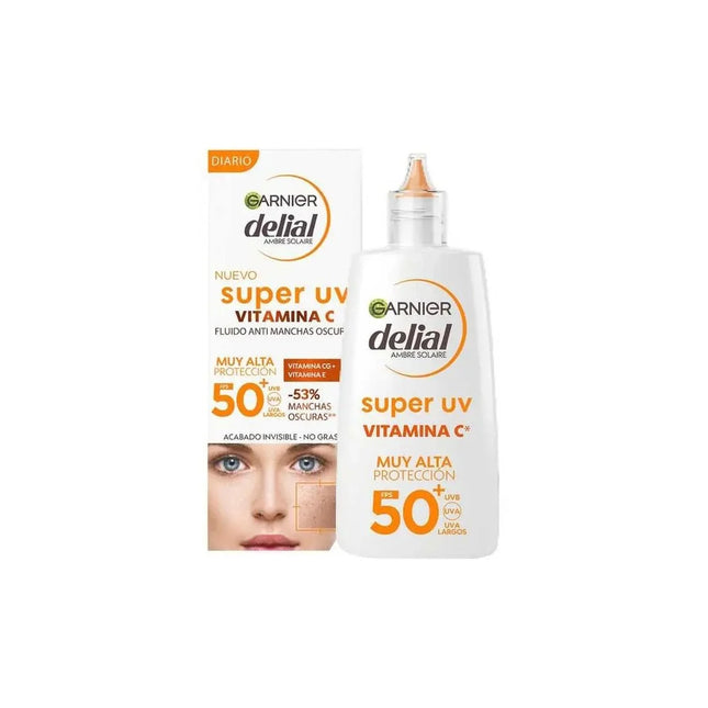 Garnier Delial Super Uv Vitamina C Anti-Manchas Spf50 Unisex, 62,65 ml
