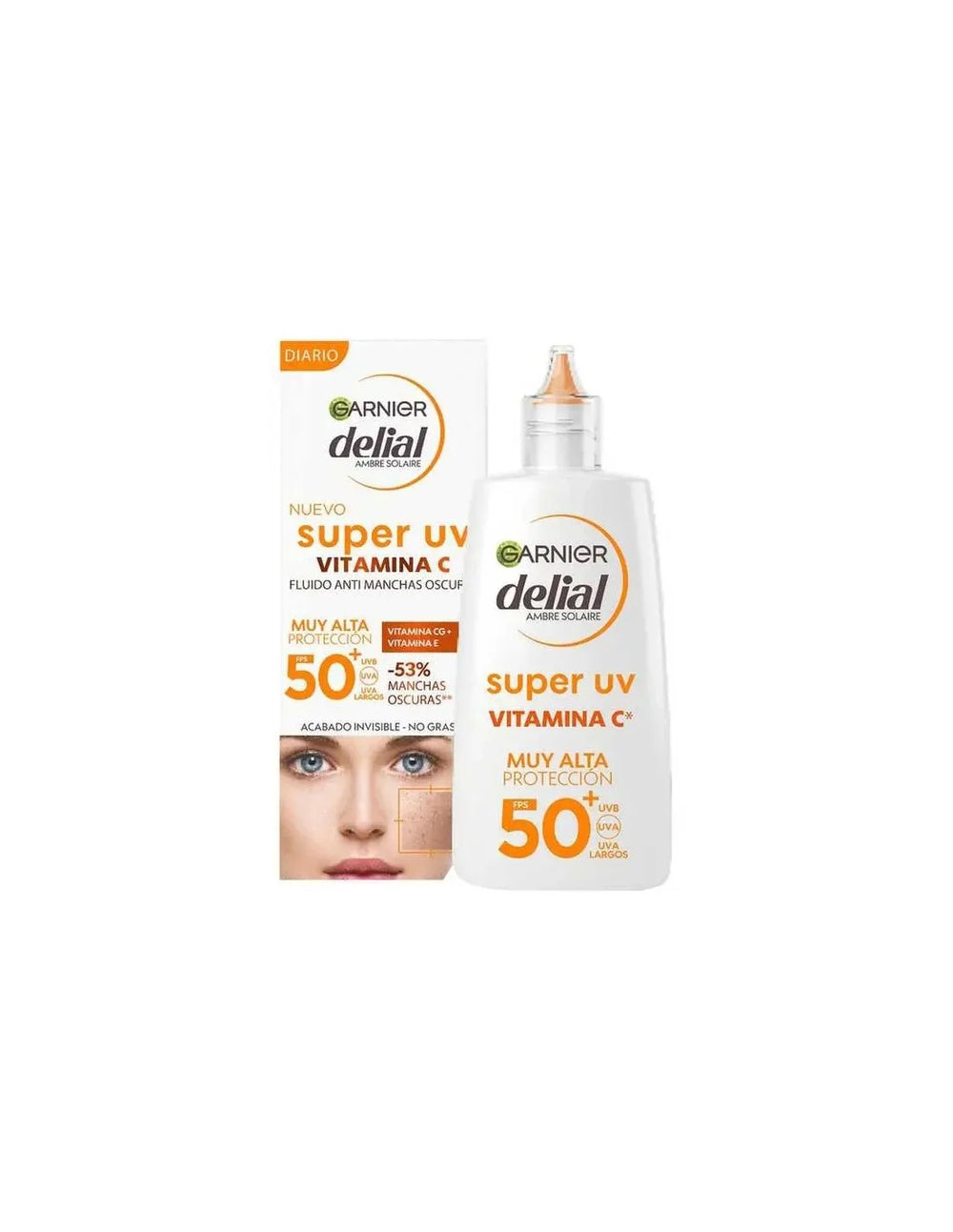 Garnier Delial Super Uv Vitamina C Anti-Manchas Spf50 Unisex, 62,65 ml