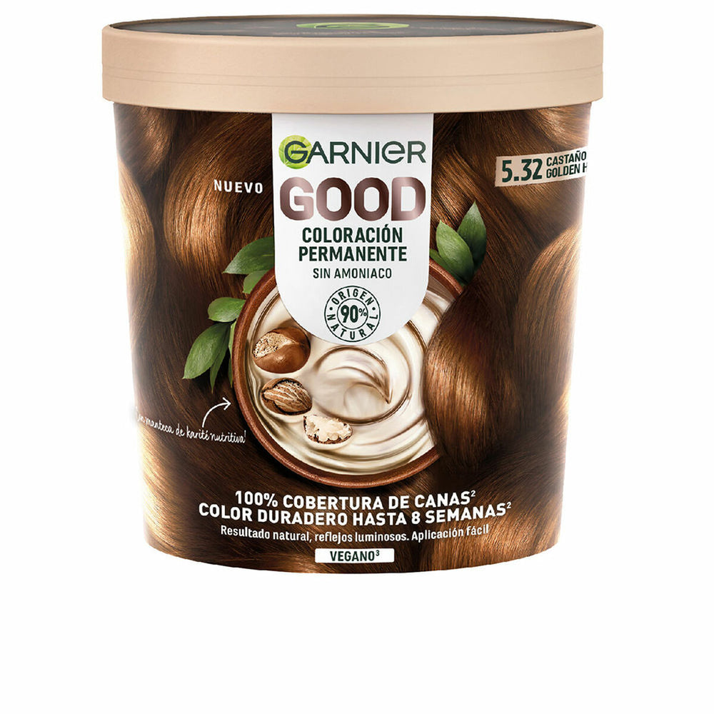 Garnier Good Coloración Permanente 5,32-Castaño Unisex, 217 ml