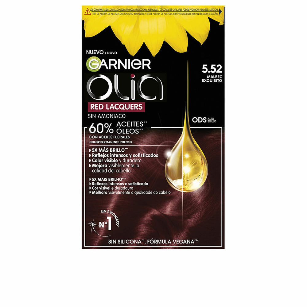 Garnier Olia Coloración Permanente Sin Amoniaco 5,52-Malbec Exquisito 1 U Unisex