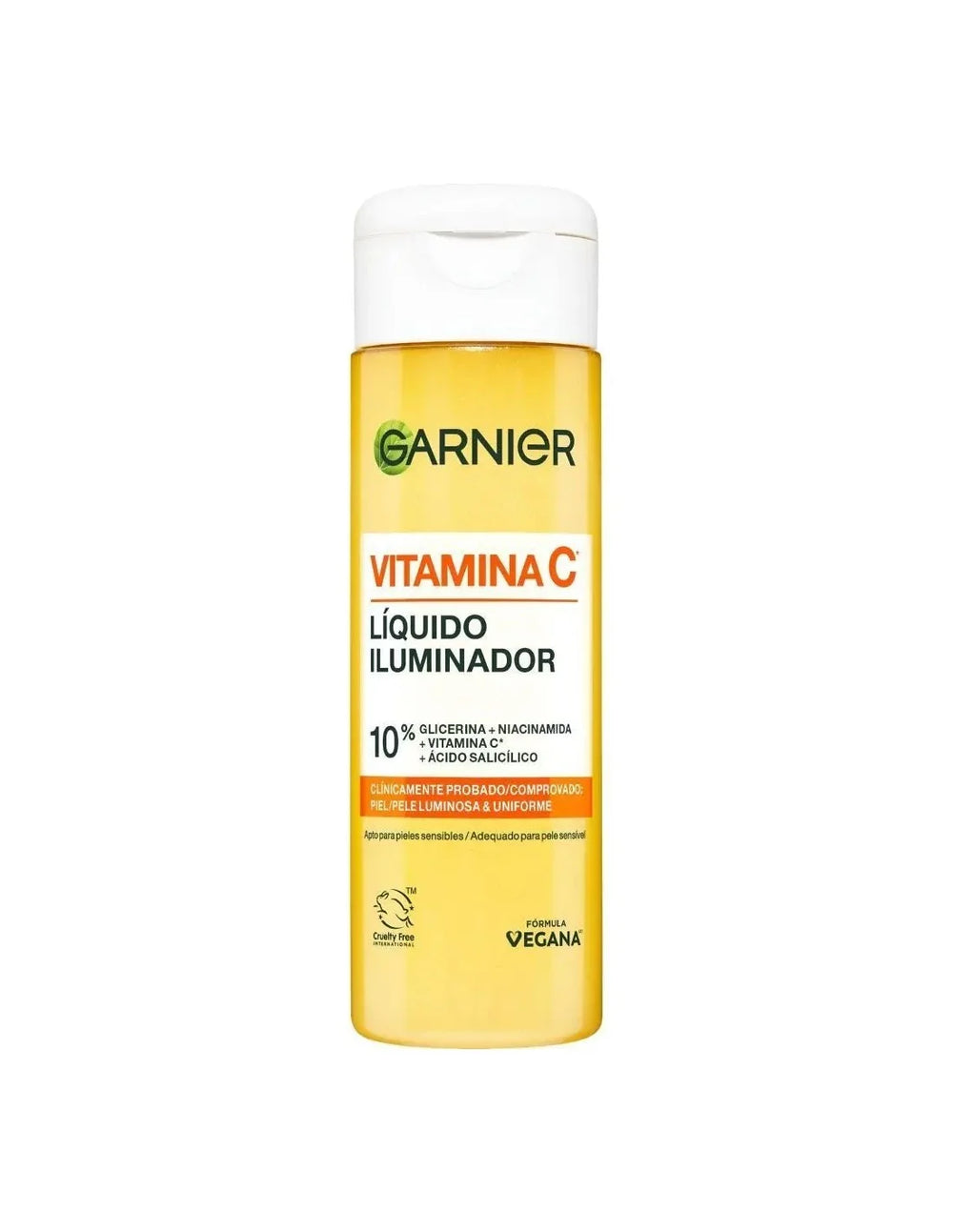 Garnier Vitamina C Líquido Iluminador Piel Lumionosa y Uniforme Unisex, 120 ml
